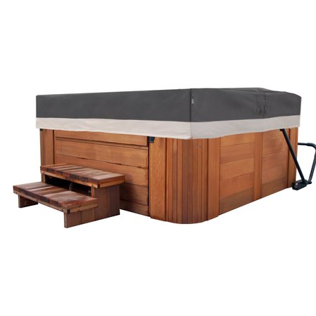 MODERN LEISURE Renaissance Hot Tub Cover, 96 in. Square x 14 in. H, Gray 3097